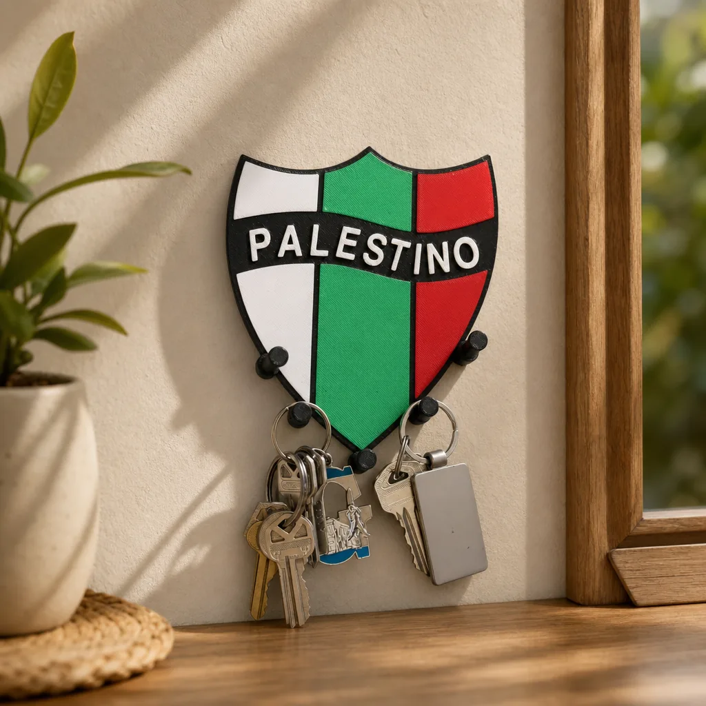 Colgador Porta Llaves Palestino