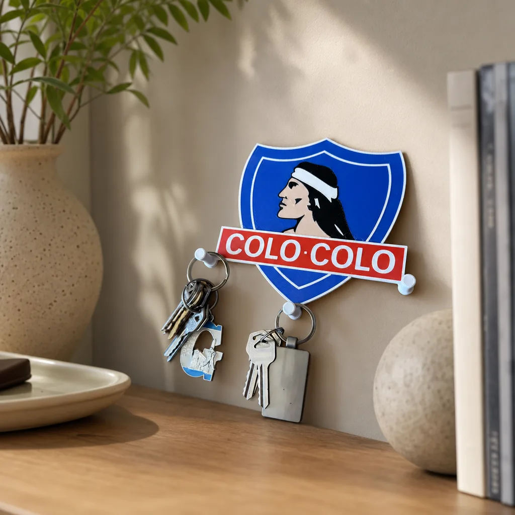 Colgador Porta Llaves Colo-Colo