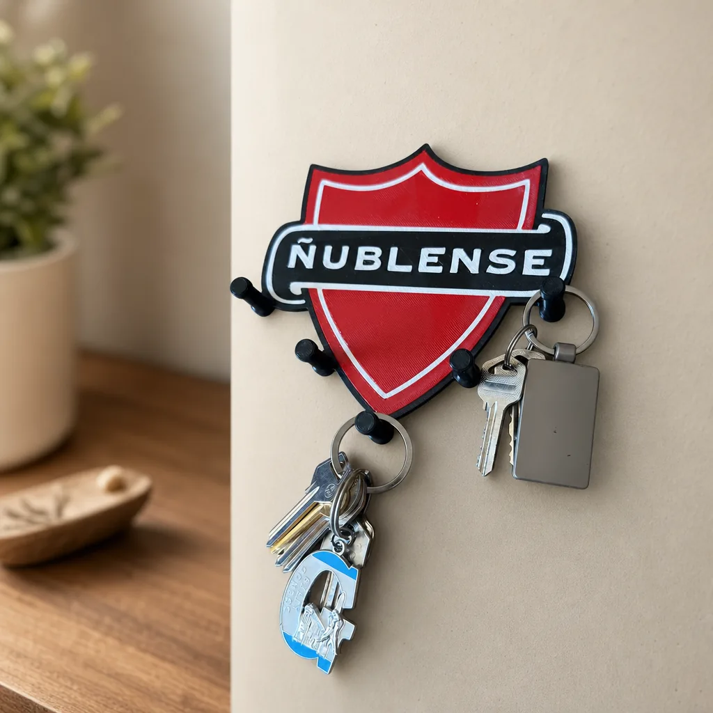 Colgador Porta Llaves Ñublense
