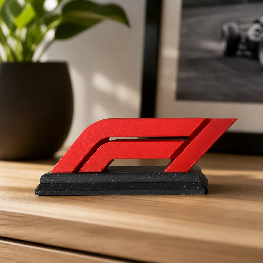 Logo Decorativo de Fórmula 1 para Escritorio o Estantería