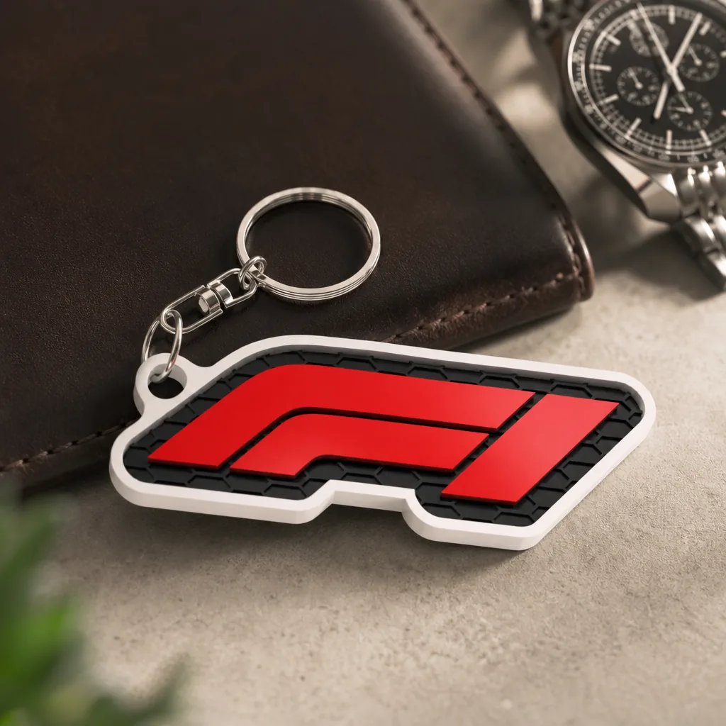 Llavero Fórmula 1 con Diseño Panal